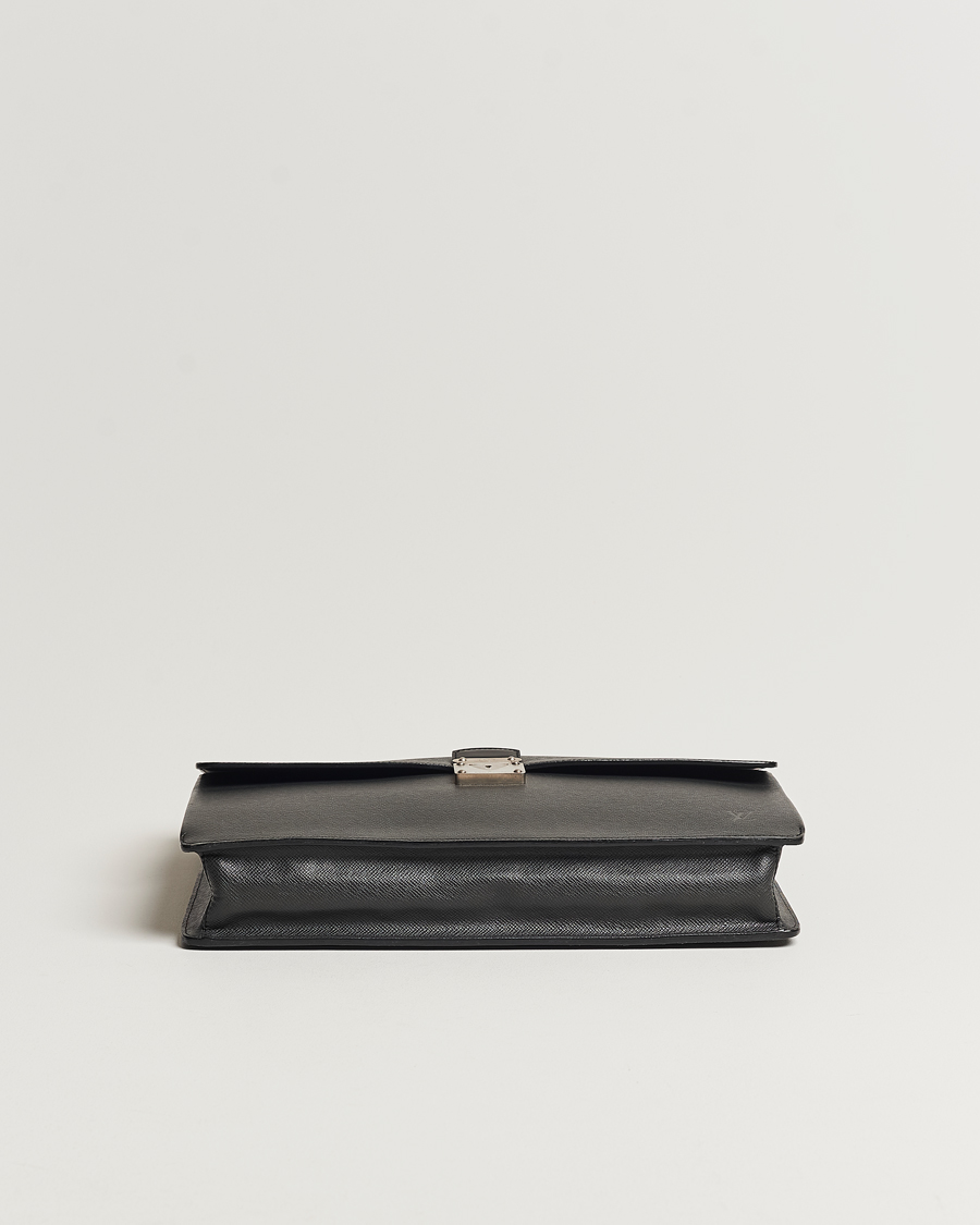 Heren | Louis Vuitton Pre-Owned Robusto Briefcase Black | Louis Vuitton Pre-Owned | Robusto Briefcase Black