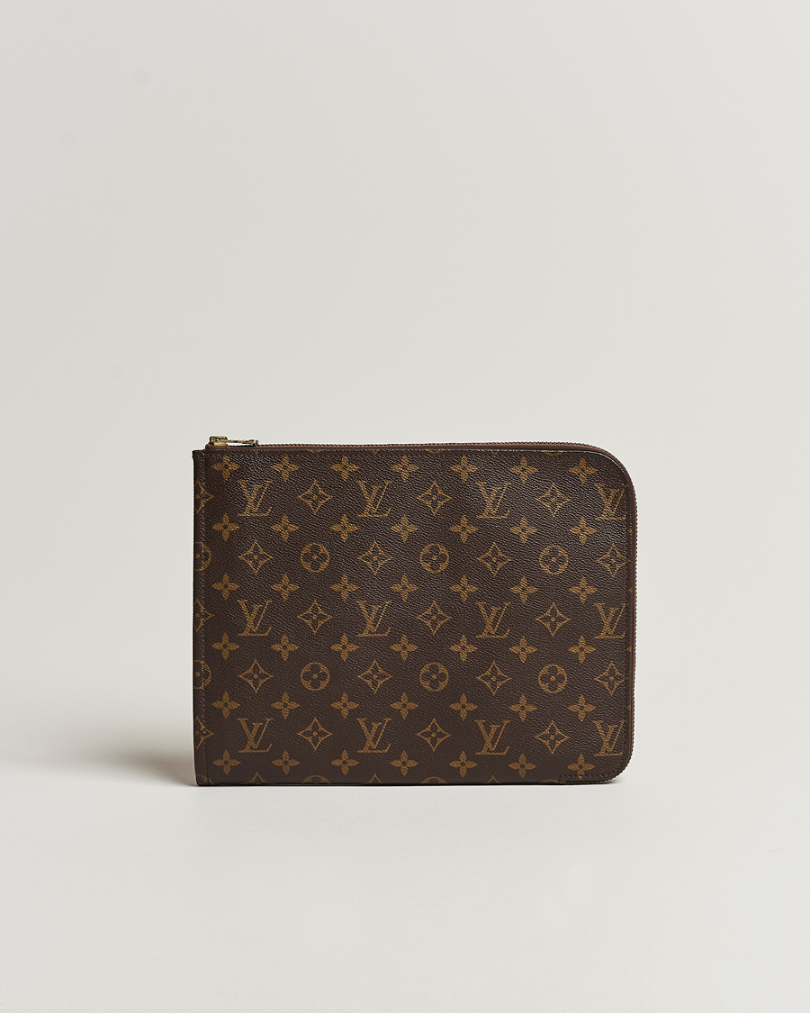 Heren | Louis Vuitton Pre-Owned Posh Documan Document Bag Monogram | Louis Vuitton Pre-Owned | Posh Documan Document Bag Monogram