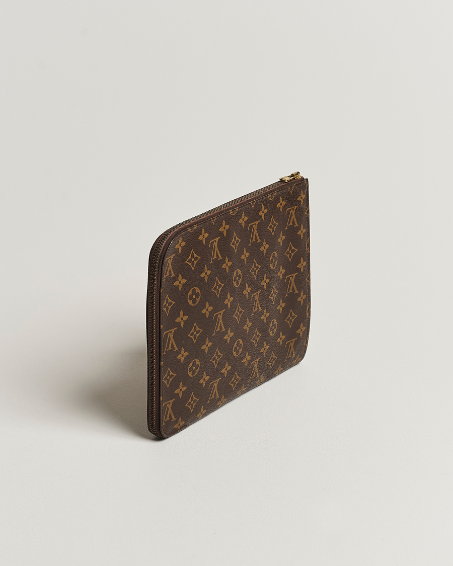 Heren | Louis Vuitton Pre-Owned Posh Documan Document Bag Monogram | Louis Vuitton Pre-Owned | Posh Documan Document Bag Monogram