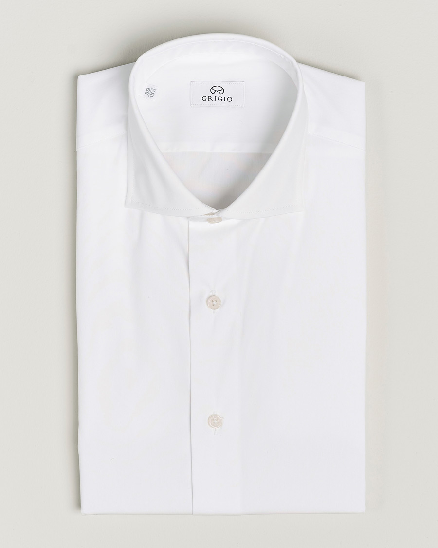 Heren | Overhemden | Grigio | Comfort Stretch Dress Shirt White