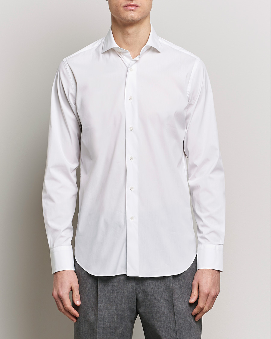 Heren | Overhemden | Grigio | Comfort Stretch Dress Shirt White
