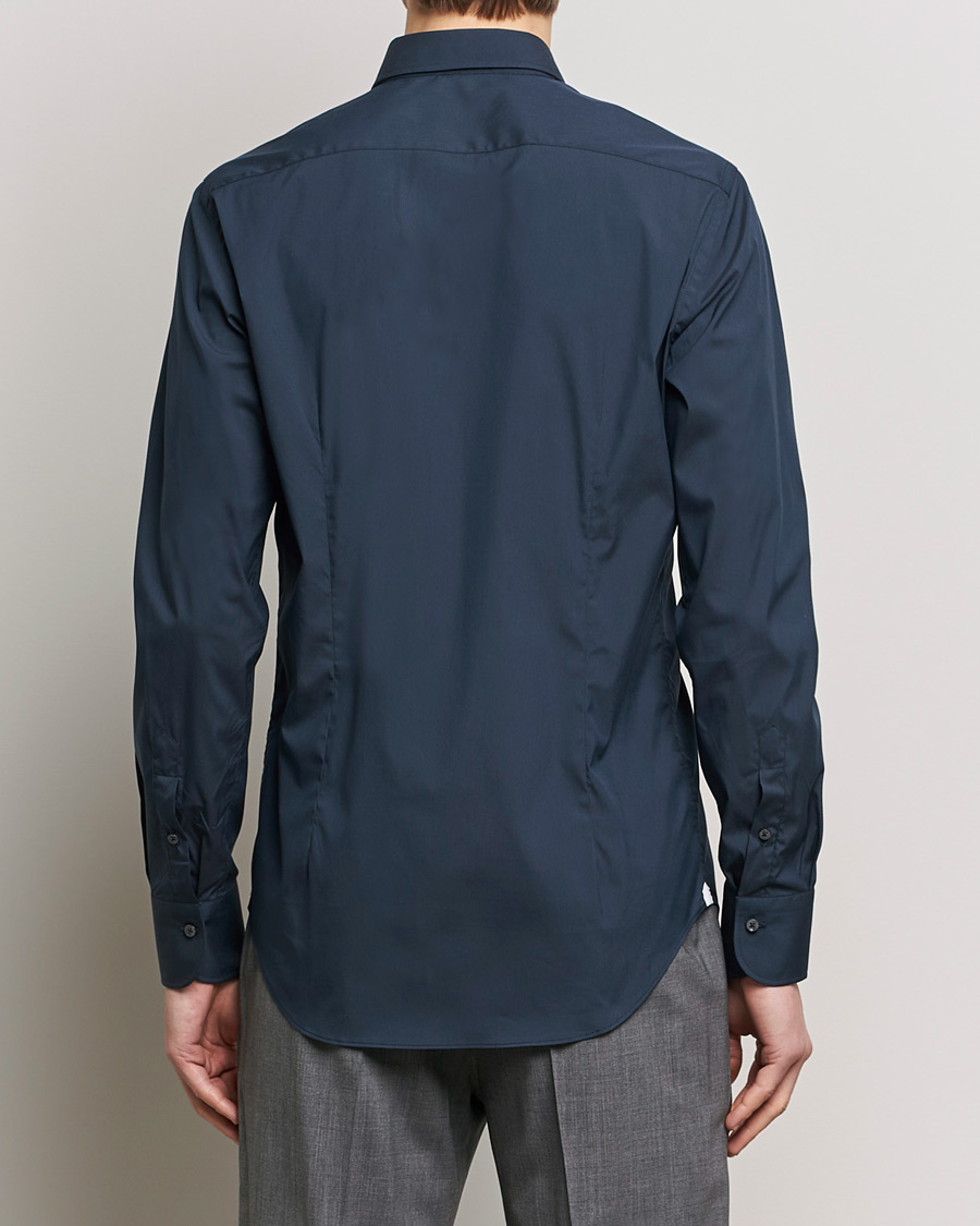 Homme | Chemises | Grigio | Comfort Stretch Dress Shirt Navy