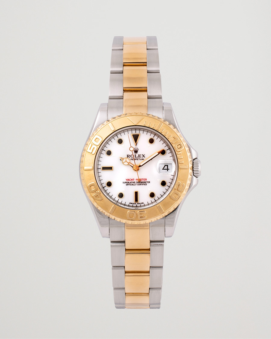Homme | Rolex Pre-Owned Yacht Master 168623 Gold/Silver | Rolex Pre-Owned | Yacht Master 168623 Gold/Silver