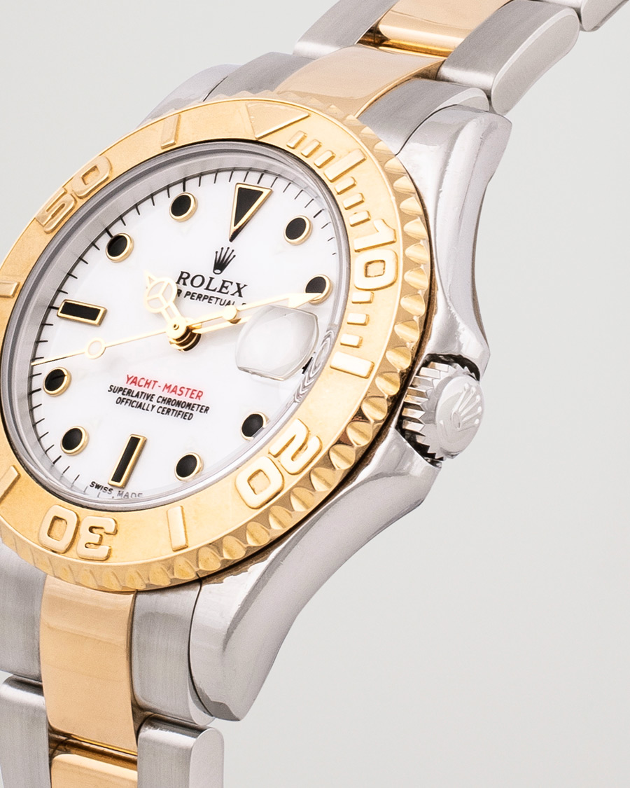 Homme | Rolex Pre-Owned Yacht Master 168623 Gold/Silver | Rolex Pre-Owned | Yacht Master 168623 Gold/Silver