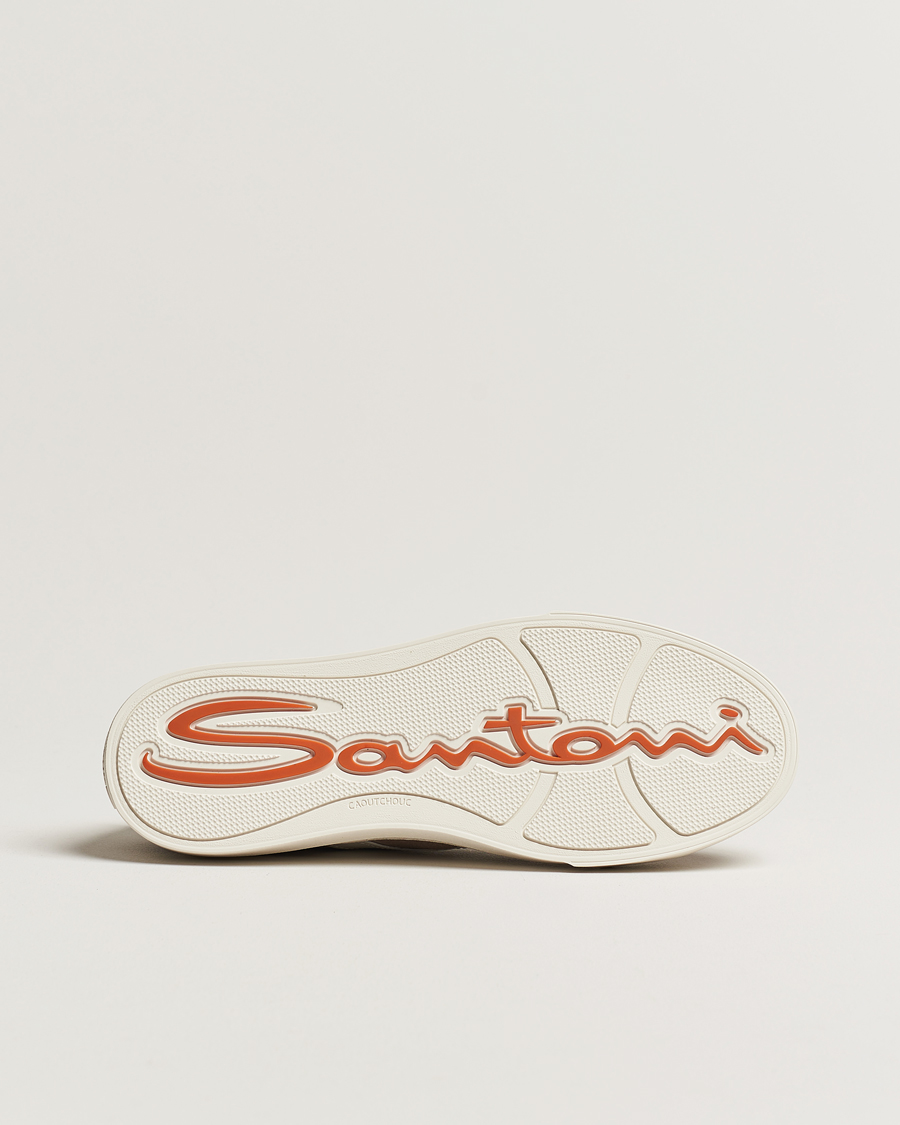 Homme | Santoni Double Buckle Sneakers Grey Suede | Santoni | Double Buckle Sneakers Grey Suede