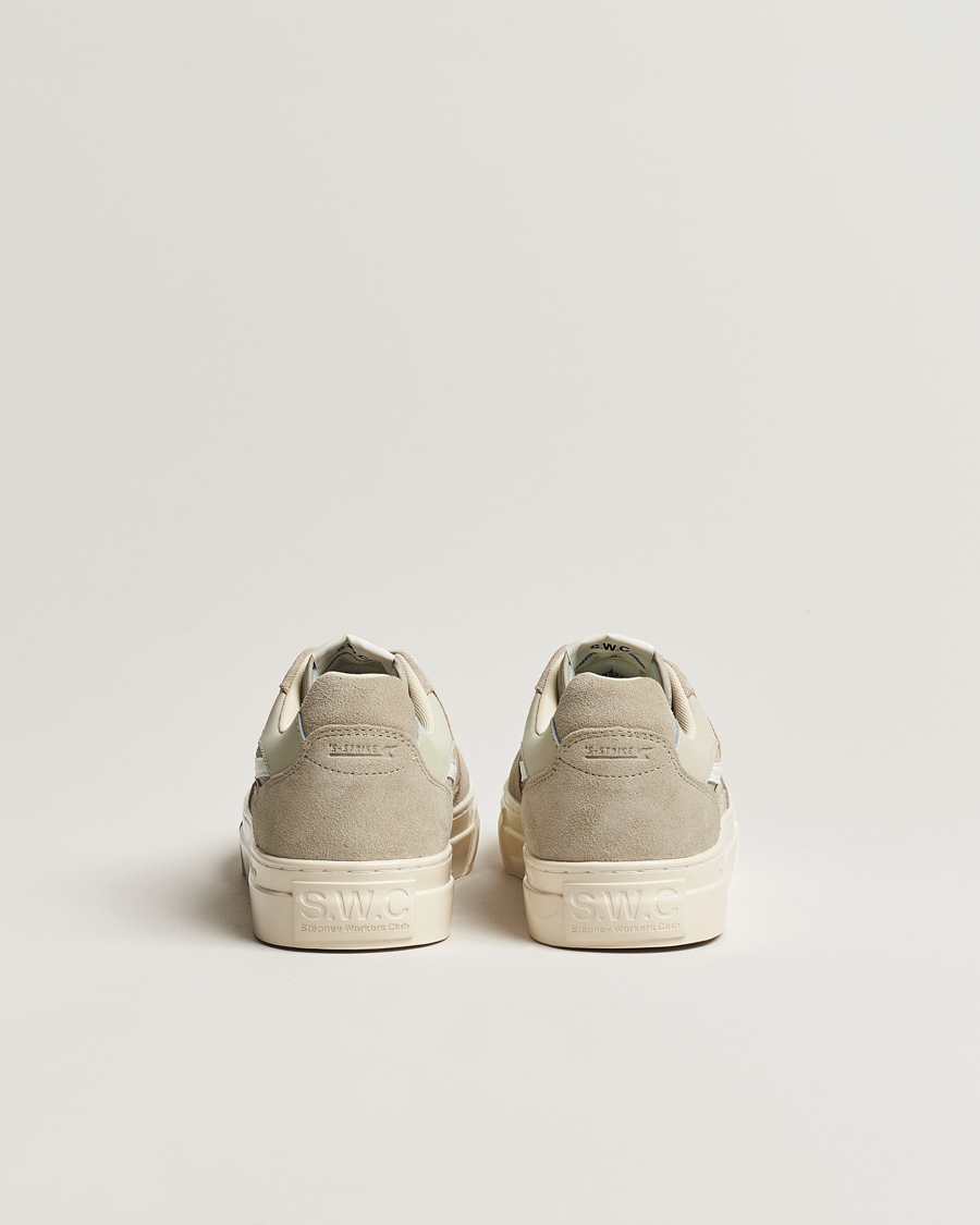 Homme | Stepney Workers Club Pearl S-Strike Suede Sneaker Lt Grey/White | Stepney Workers Club | Pearl S-Strike Suede Sneaker Lt Grey/White