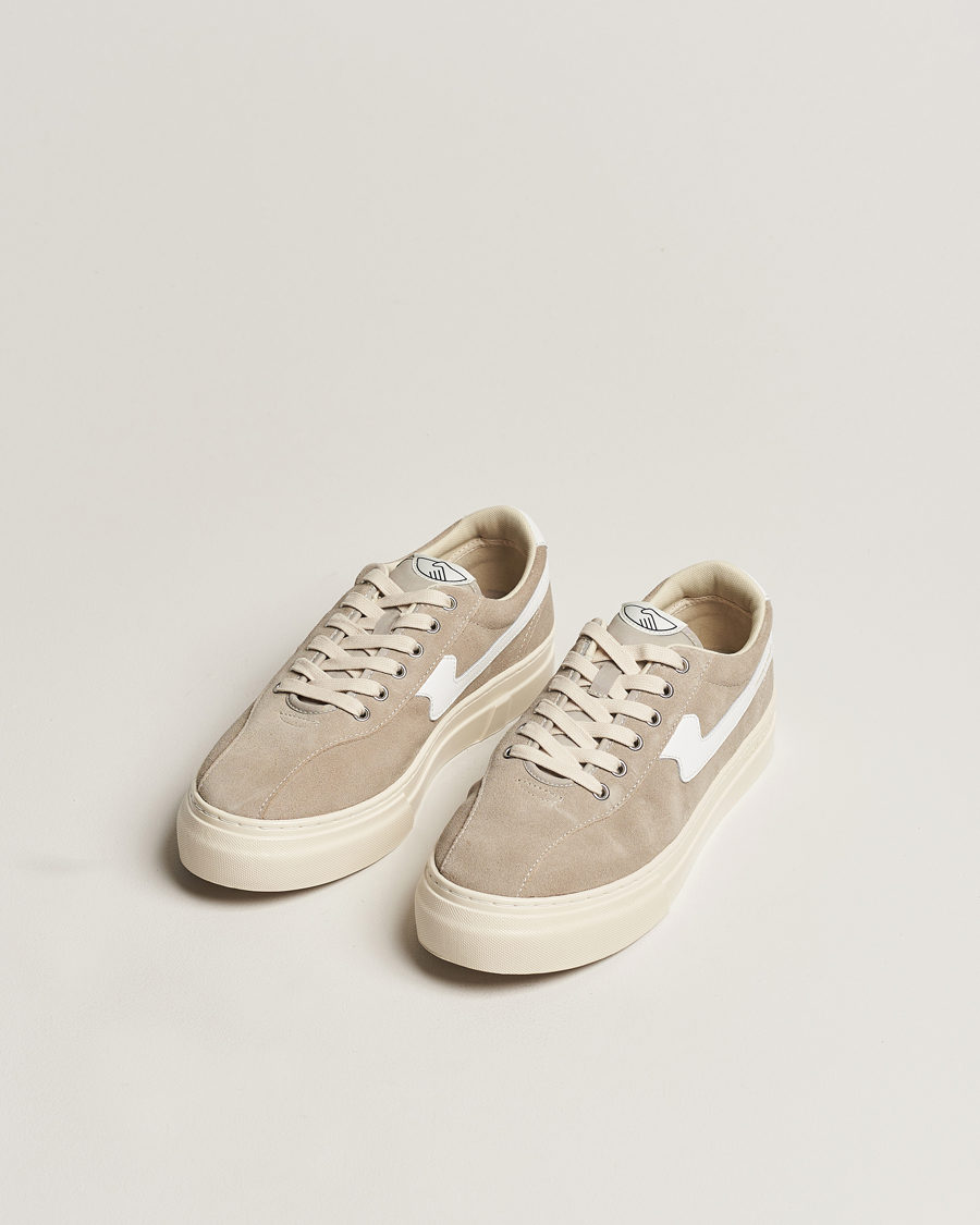 Homme | Stepney Workers Club Dellow S-Strike Suede Sneaker Lt Grey/White | Stepney Workers Club | Dellow S-Strike Suede Sneaker Lt Grey/White
