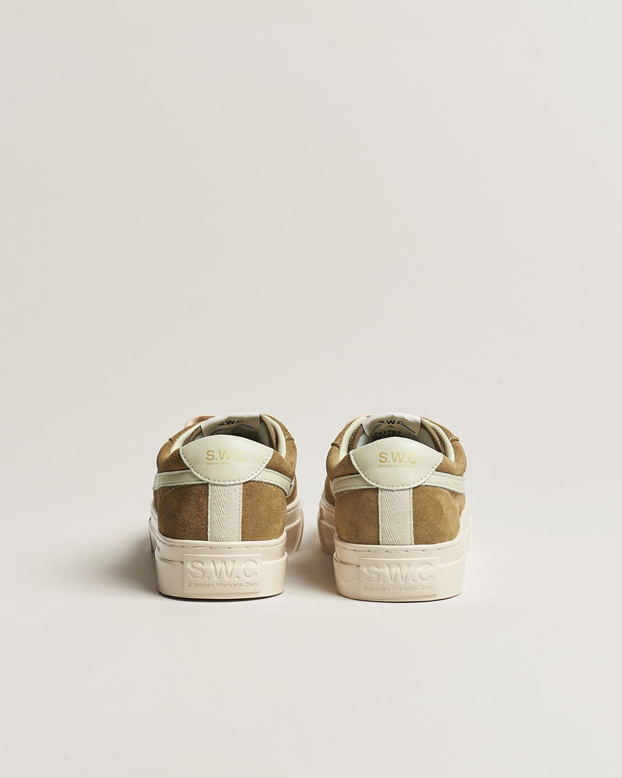 Homme | Stepney Workers Club Dellow S-Strike Suede Sneaker Desert/Ecru | Stepney Workers Club | Dellow S-Strike Suede Sneaker Desert/Ecru