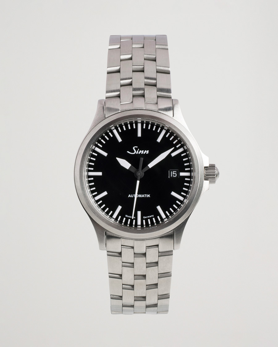 Homme | Sinn Pre-Owned 556 Stainless Steal 38,5 Black Silver | Sinn Pre-Owned | 556 Stainless Steal 38,5 Black Silver