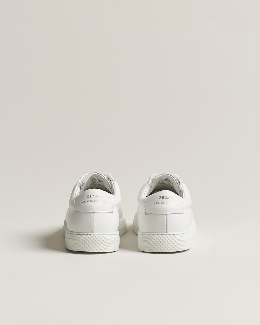 Heren | Zespà ZSP4 Nappa Leather Sneakers White | Zespà | ZSP4 Nappa Leather Sneakers White