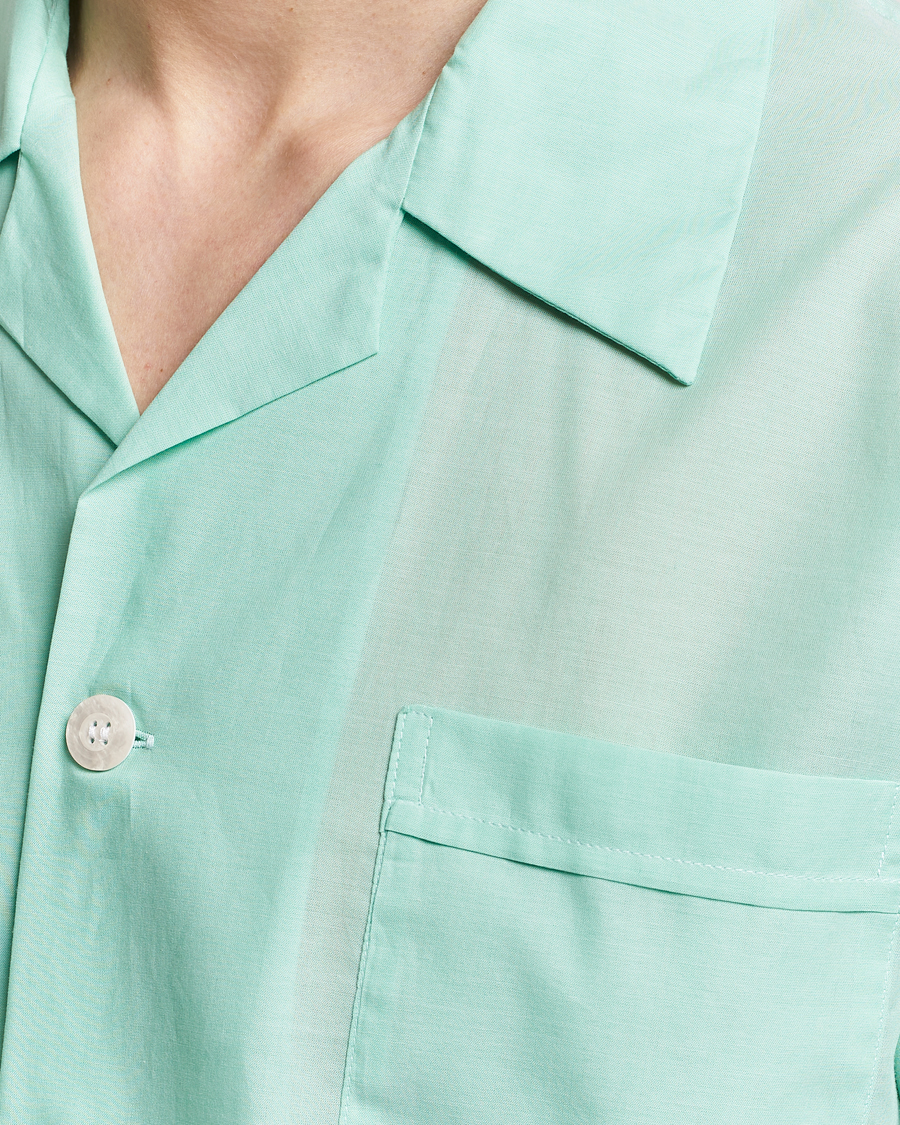 Heren | Pyjama's en gewaden | Derek Rose | Shortie Cotton Pyjama Set Mint