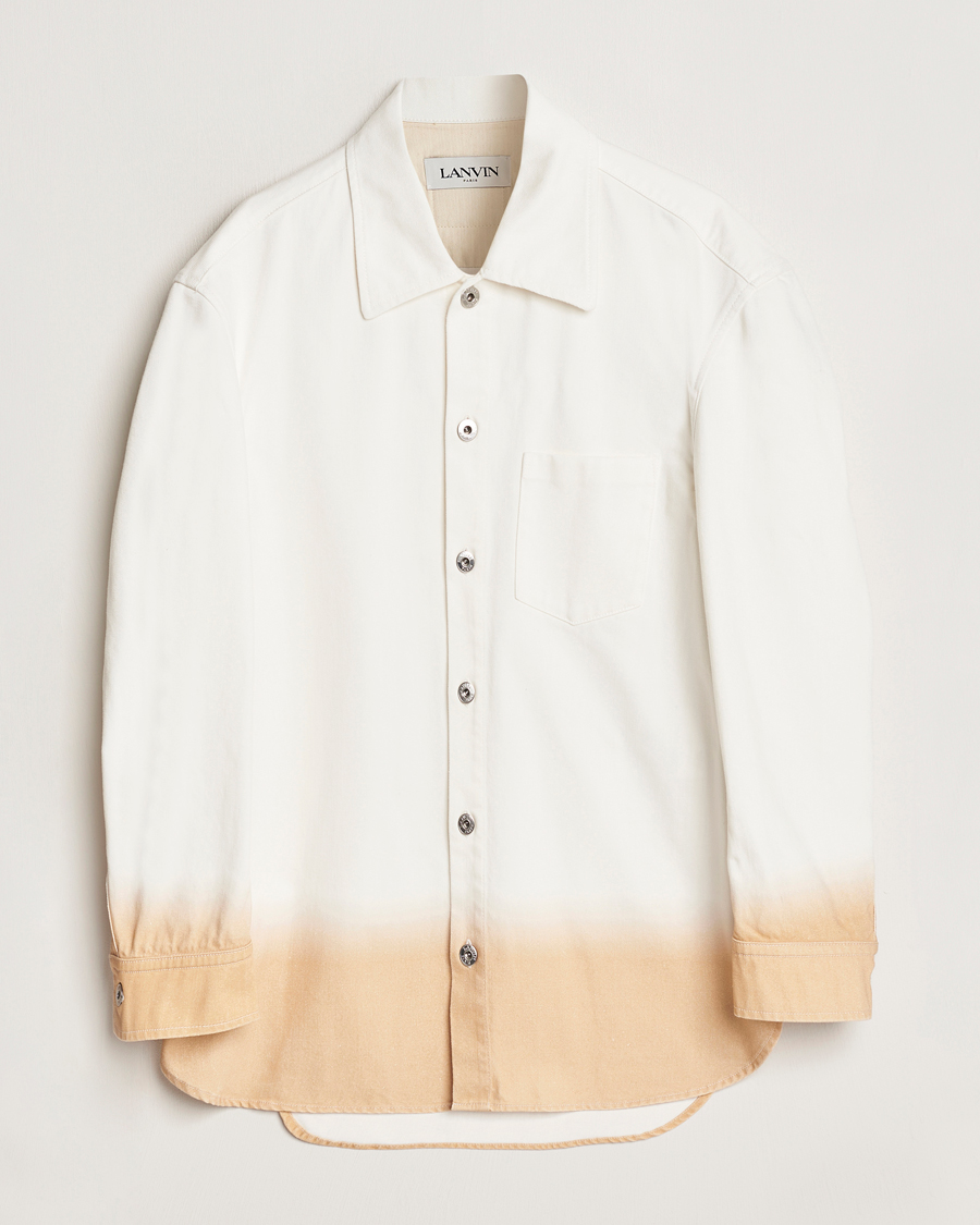 Homme | Chemises | Lanvin | Degrade Effect Overshirt Vanilla