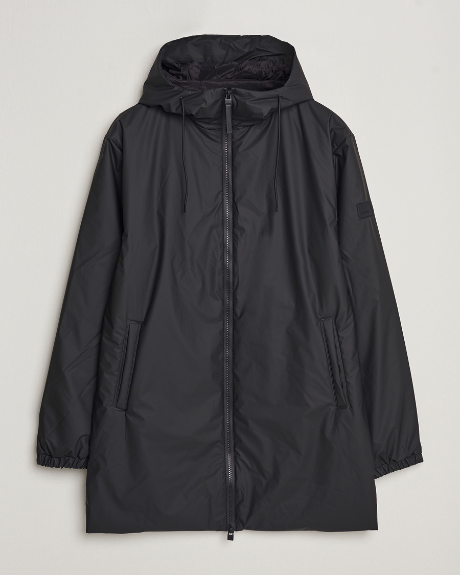 Homme | Manteaux Et Vestes | RAINS | Lohja Hooded Car Coat Black