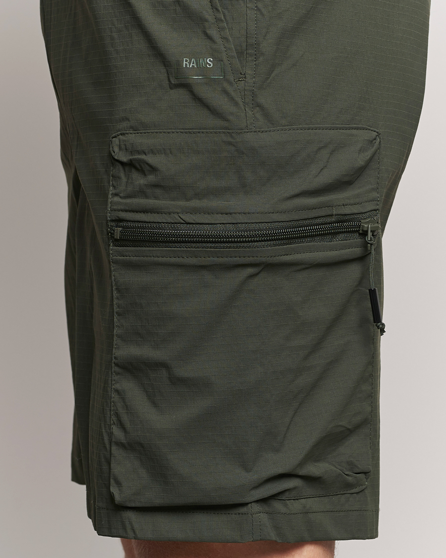 Homme | Shorts | RAINS | Tomar Ripstop Cargo Shorts Green