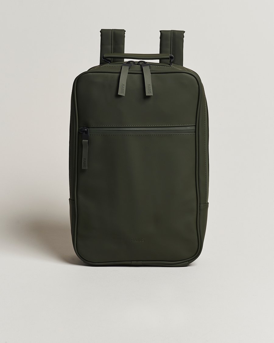 Homme | RAINS Book Backpack Green | RAINS | Book Backpack Green