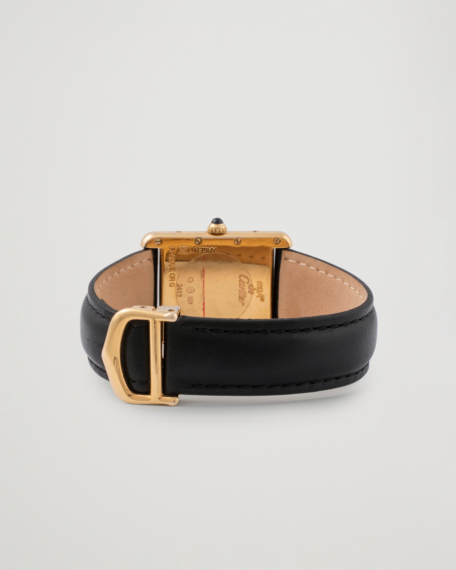 Heren | Cartier Pre-Owned Tank Must XL 2413 Gold | Cartier Pre-Owned | Tank Must XL 2413 Gold
