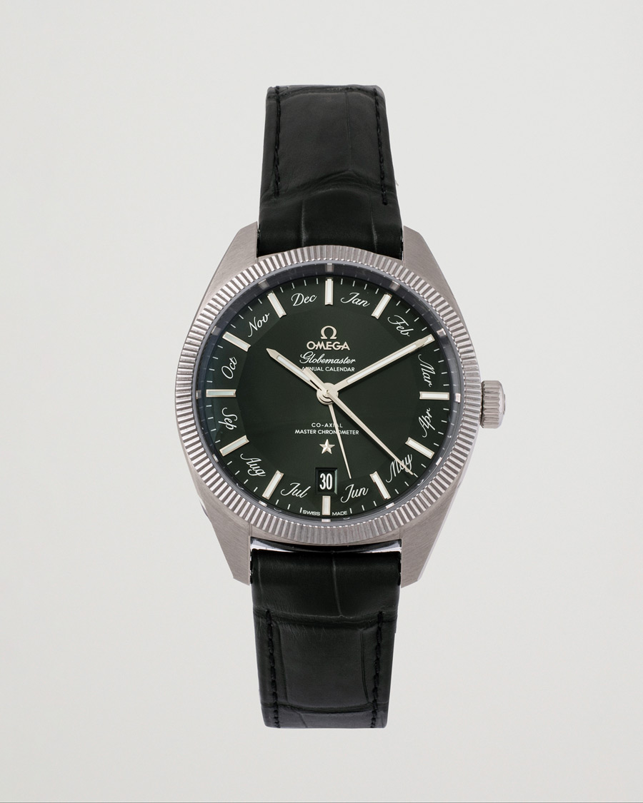 Homme | Omega Pre-Owned Constellation Globemaster Green Silver | Omega Pre-Owned | Constellation Globemaster Green Silver