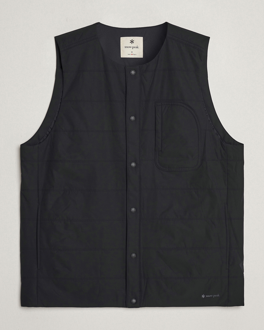 Homme | Manteaux Et Vestes | Snow Peak | Flexible Insulated Vest Black