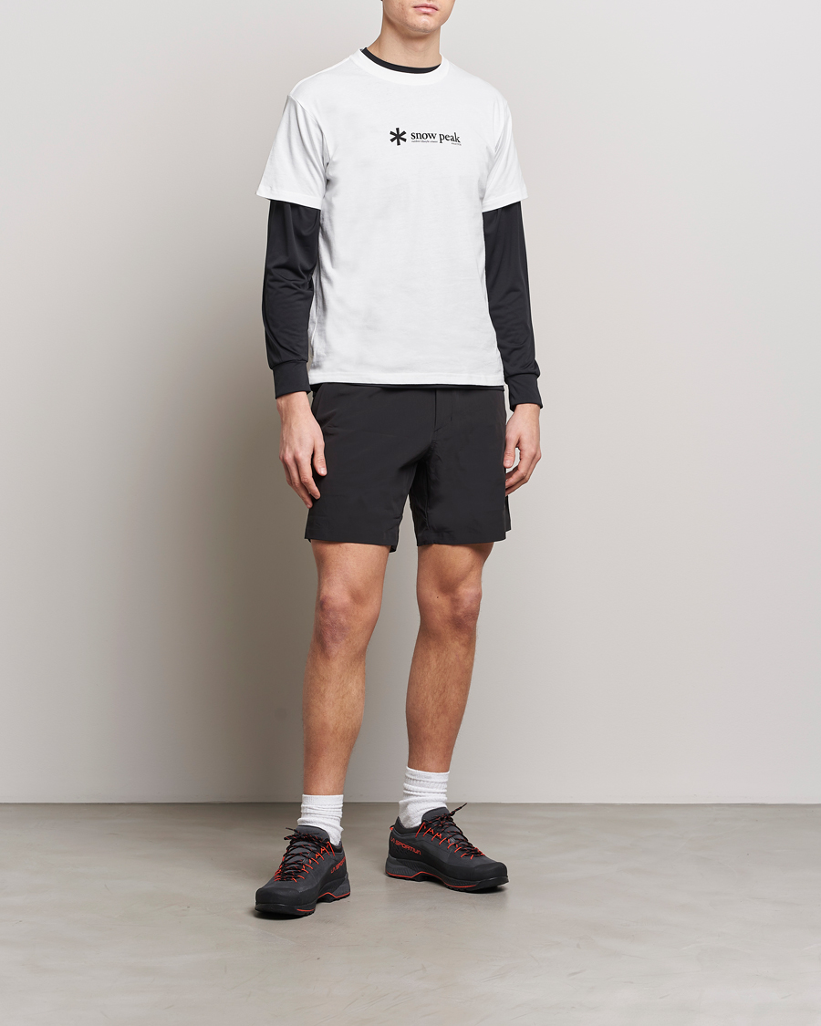 Homme | T-shirts | Snow Peak | Soft Cotton Logo T-Shirt White