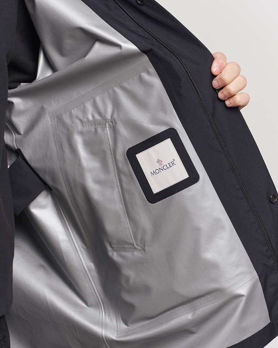Heren | Jassen | Moncler | Mongioia Technical Rain Coat Navy