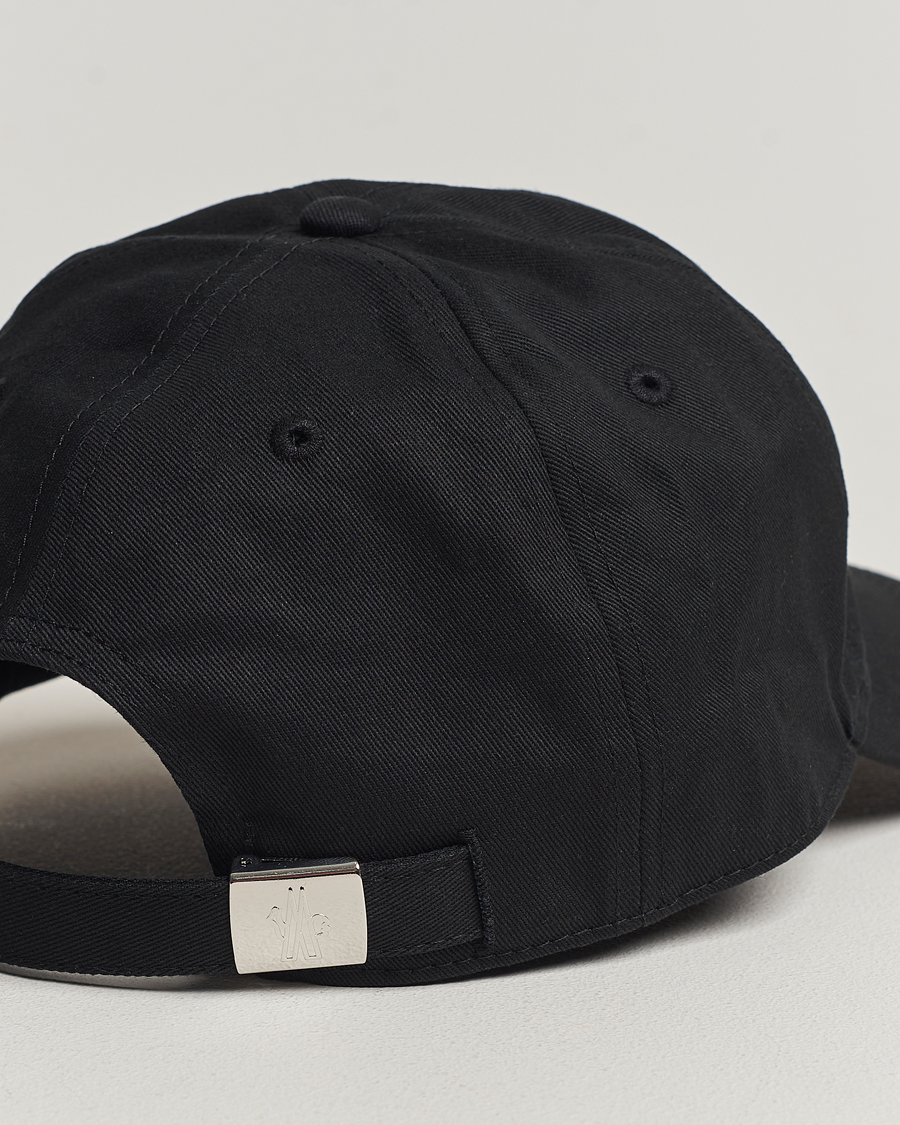 Heren | Moncler Double Logo Baseball Cap Black | Moncler | Double Logo Baseball Cap Black