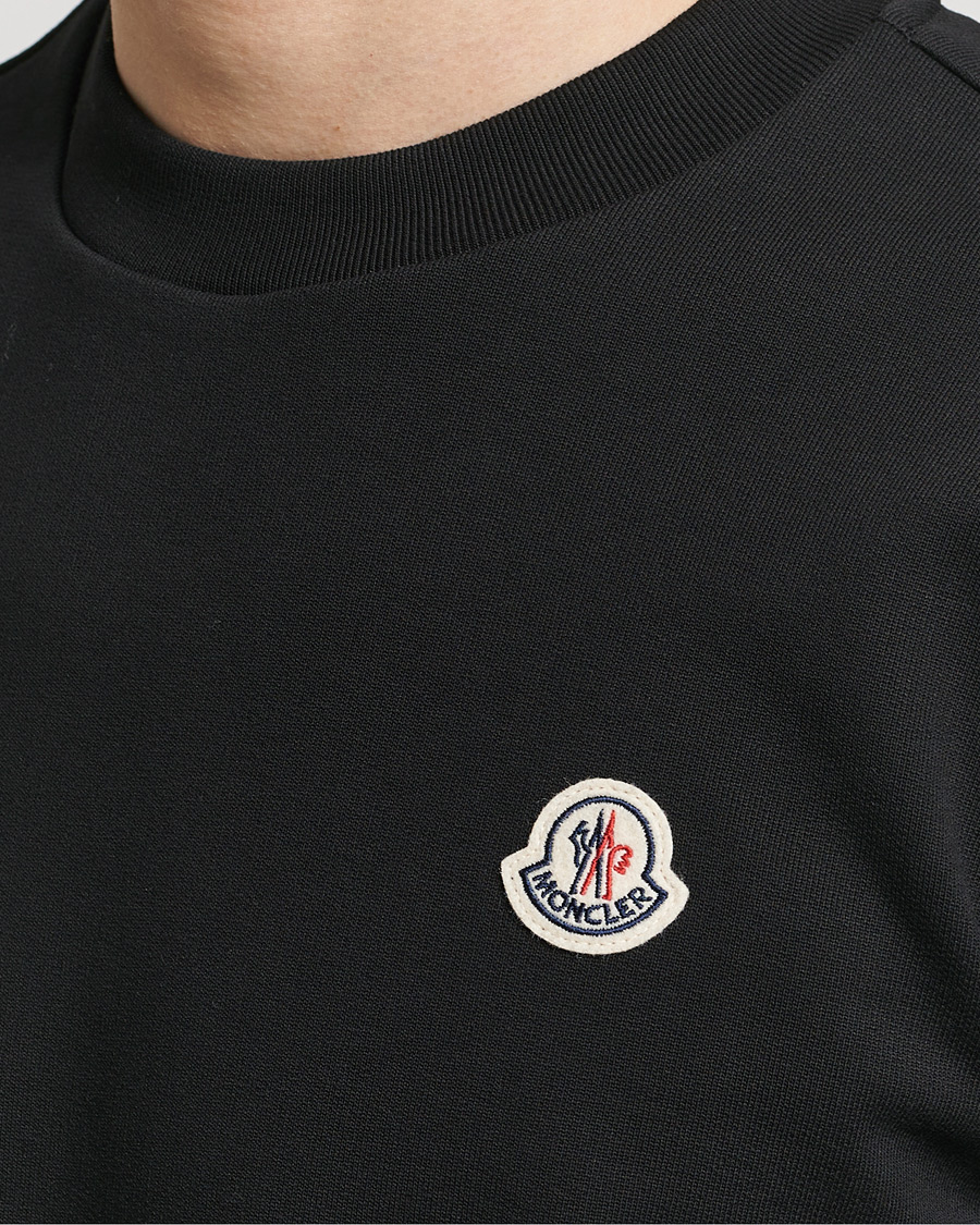 Homme | Pulls Et Tricots | Moncler | Logo Sweatshirt Black