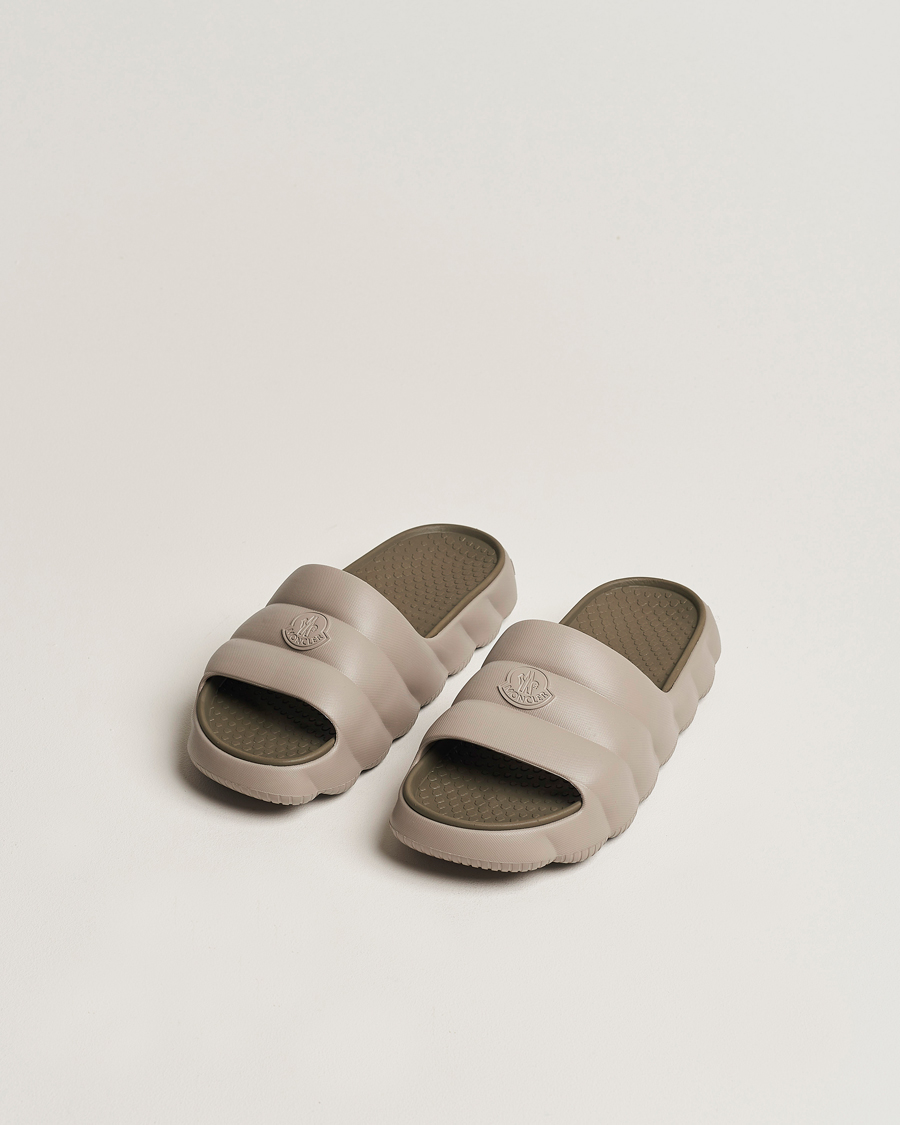Homme | Moncler Lilo Slides Beige | Moncler | Lilo Slides Beige