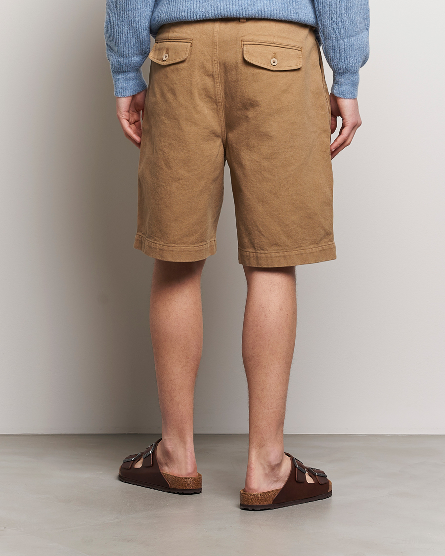 Homme | Shorts | Sunflower | Pleated Shorts Khaki