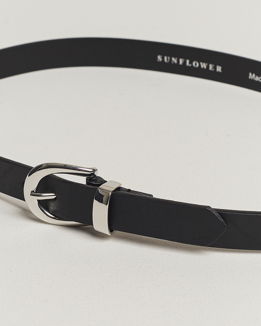 Heren | Sunflower Simple Belt 2,5 cm Black | Sunflower | Simple Belt 2,5 cm Black
