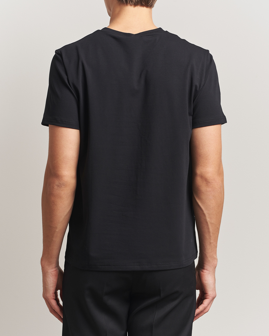 Homme | T-shirts | Filippa K | Organic Cotton V-Neck T-Shirt Black