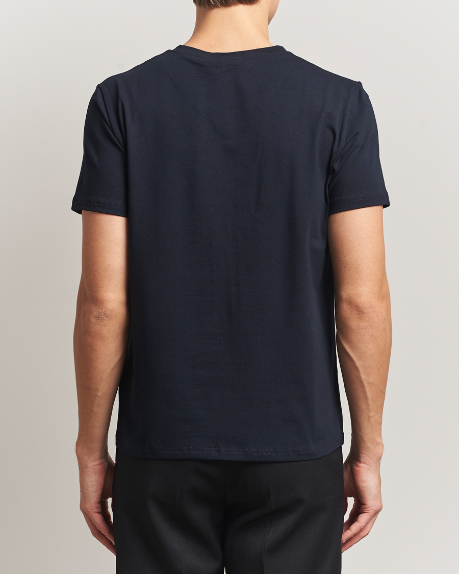 Homme | T-shirts | Filippa K | Organic Cotton V-Neck T-Shirt Navy