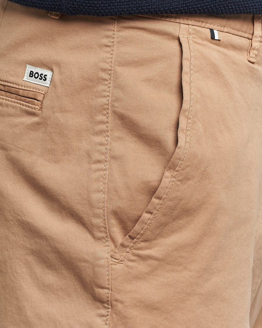 Homme | Shorts | BOSS BLACK | Slice Cotton Shorts Medium Beige