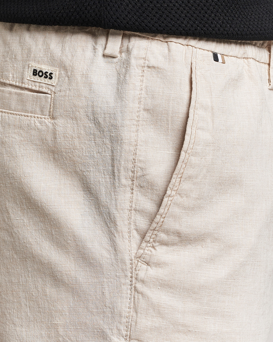 Homme | Shorts | BOSS BLACK | Kane Drawstring Shorts Light Beige
