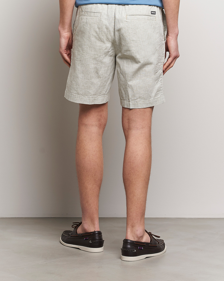 Homme | Shorts | BOSS BLACK | Kane Drawstring Shorts Open Green