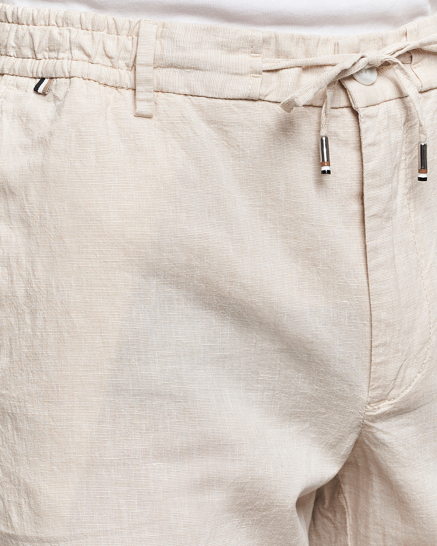Homme | Pantalons | BOSS BLACK | Kane Drawstring Pants Light Beige