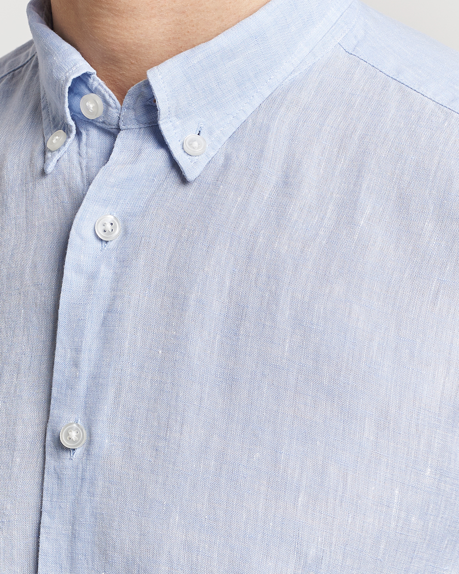 Homme | Chemises | BOSS BLACK | Liam Linen Shirt Light Blue