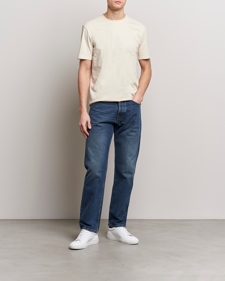 Homme | T-shirts | BOSS BLACK | Thompson Crew Neck T-Shirt Open White