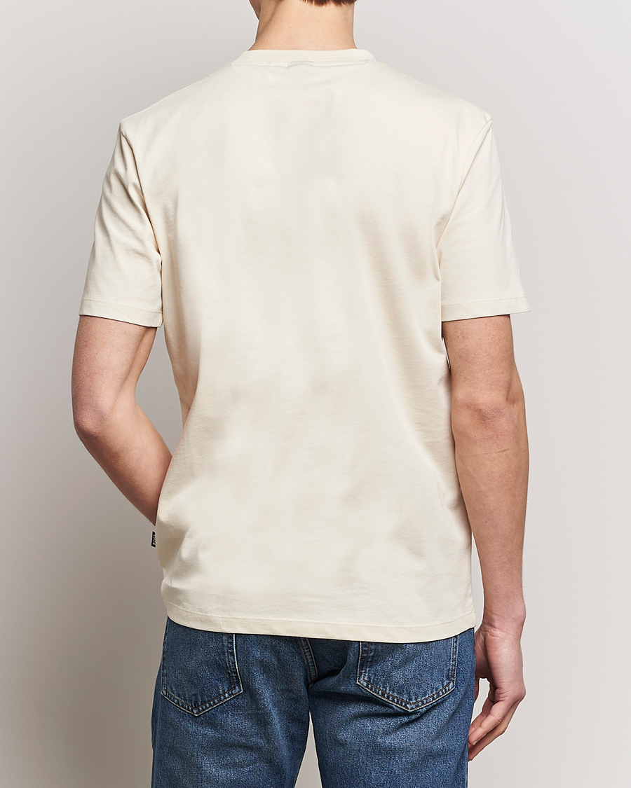 Homme | T-shirts | BOSS BLACK | Thompson Crew Neck T-Shirt Open White