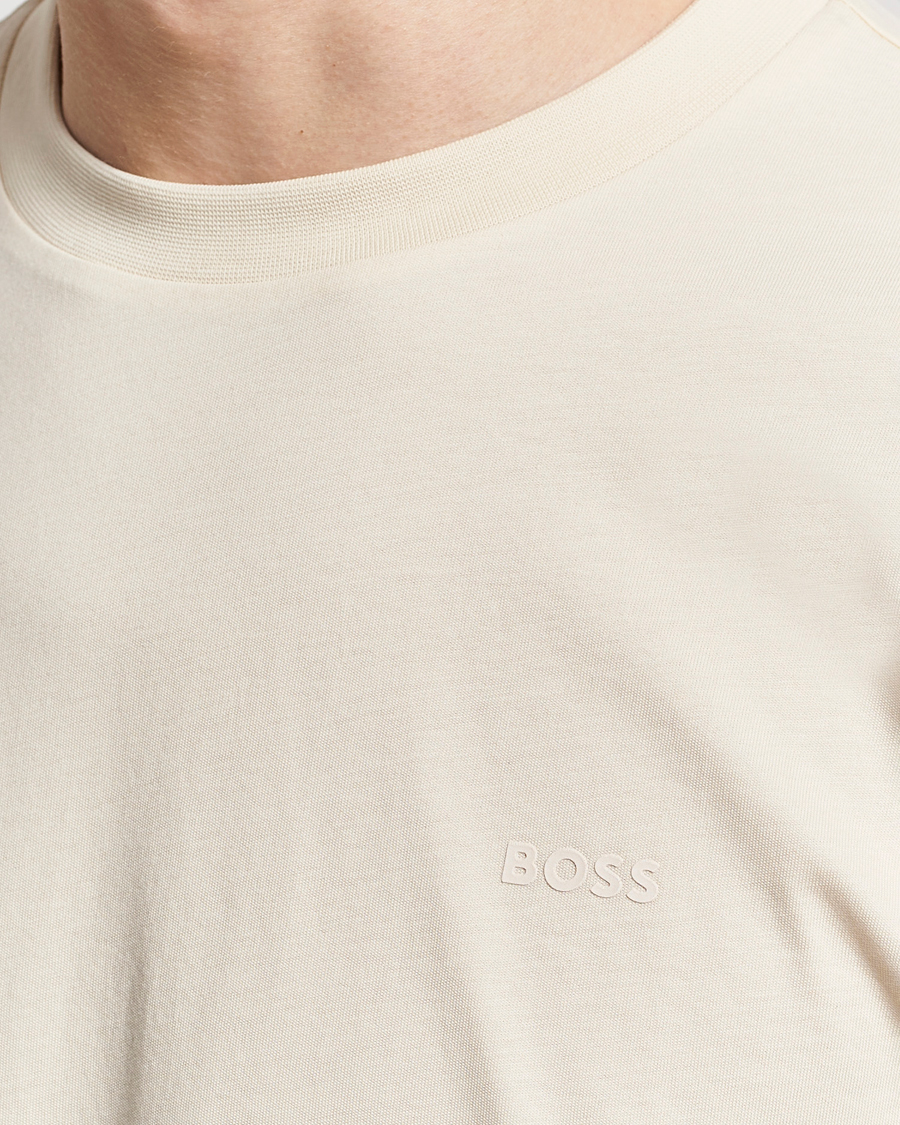 Homme | T-shirts | BOSS BLACK | Thompson Crew Neck T-Shirt Open White