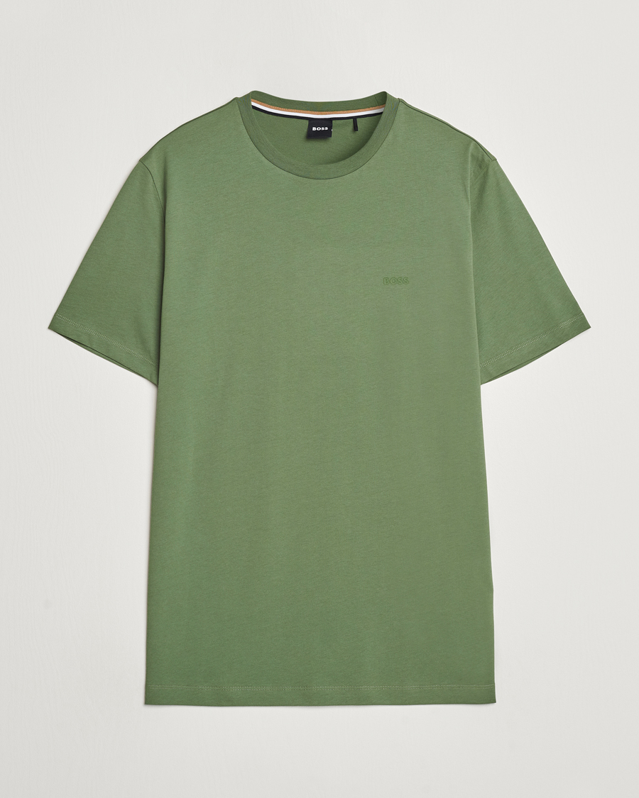 Homme | T-shirts | BOSS BLACK | Thompson Crew Neck T-Shirt Open Green