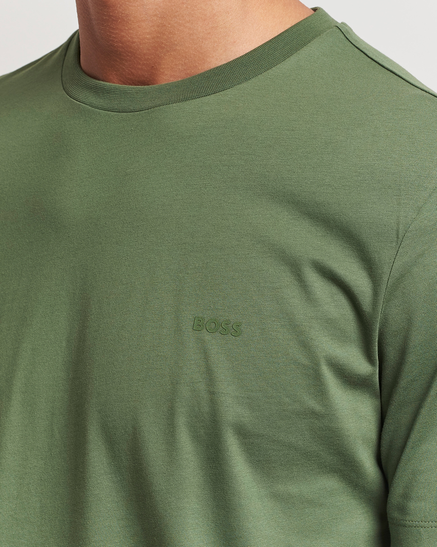 Homme | T-shirts | BOSS BLACK | Thompson Crew Neck T-Shirt Open Green