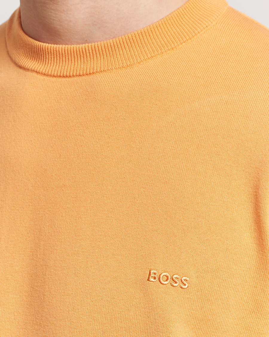 Heren | Truien | BOSS BLACK | Pacas Crew Neck Pullover Medium Orange