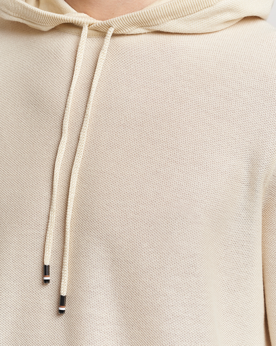 Heren | Truien | BOSS BLACK | Trapani Hoodie Open White