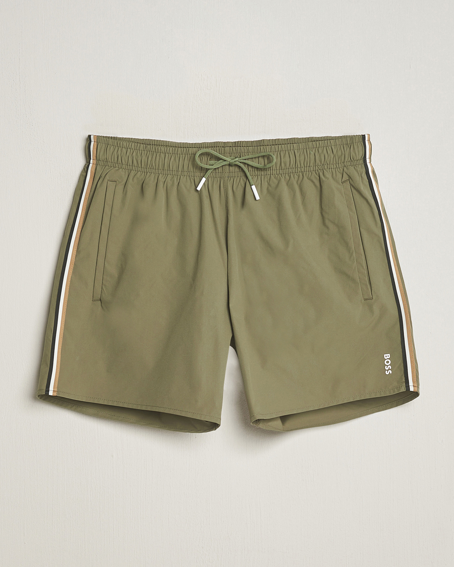 Homme | Maillots De Bain | BOSS BLACK | Iconic Swimshorts Green