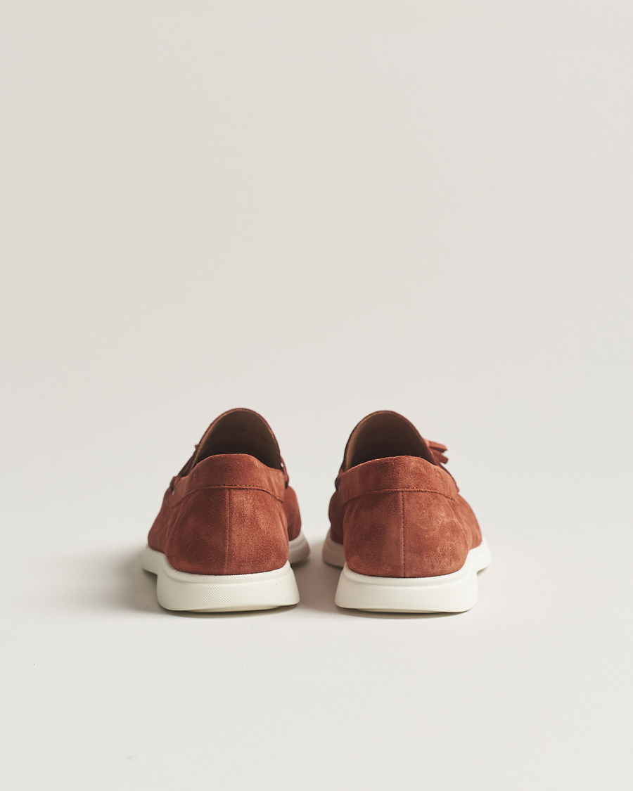 Homme | BOSS BLACK Sienne Tassle Loafer Suede Open Brown | BOSS BLACK | Sienne Tassle Loafer Suede Open Brown