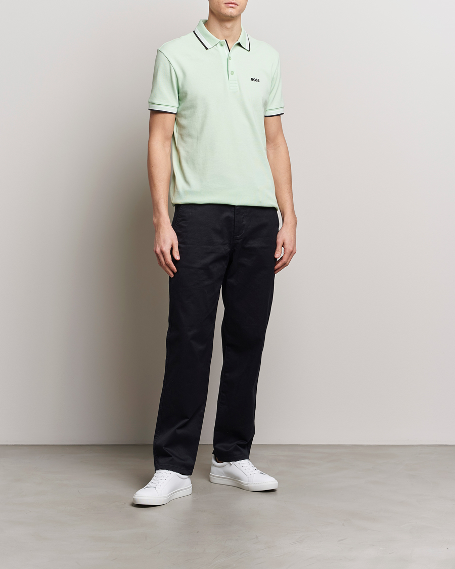 Heren | Polo's | BOSS GREEN | Paddy Jersey Polo Open Green