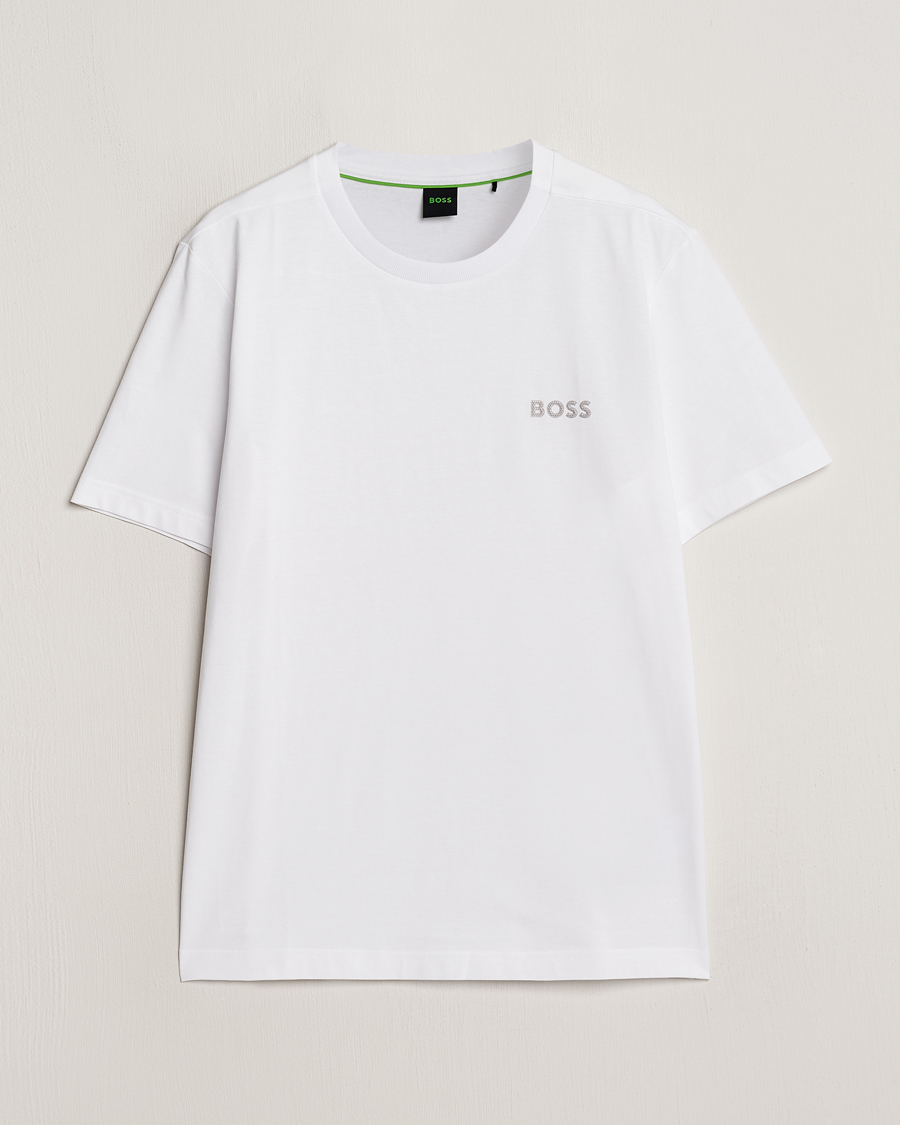 Homme | T-shirts | BOSS GREEN | Crew Neck T-Shirt White