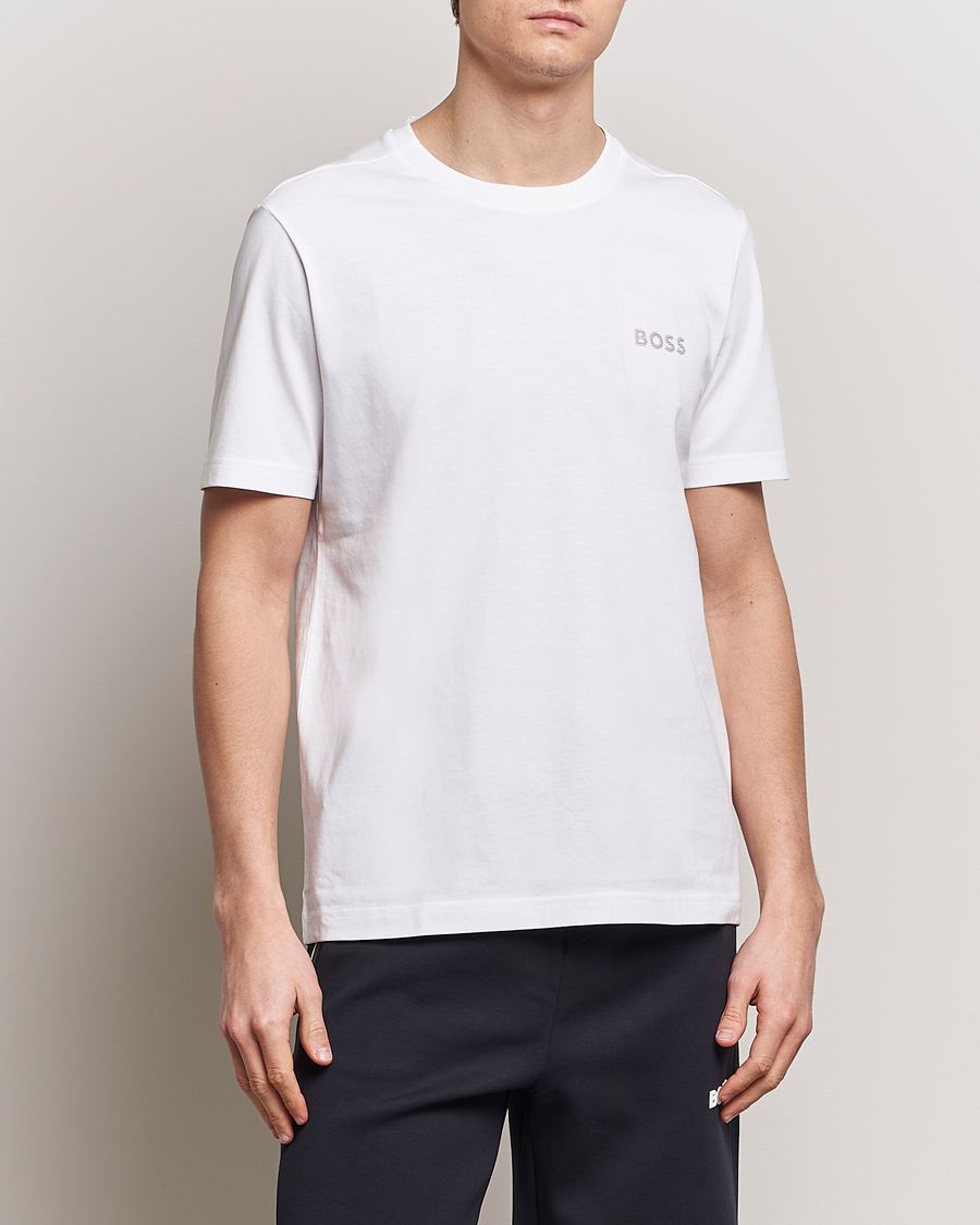 Homme | T-shirts | BOSS GREEN | Crew Neck T-Shirt White