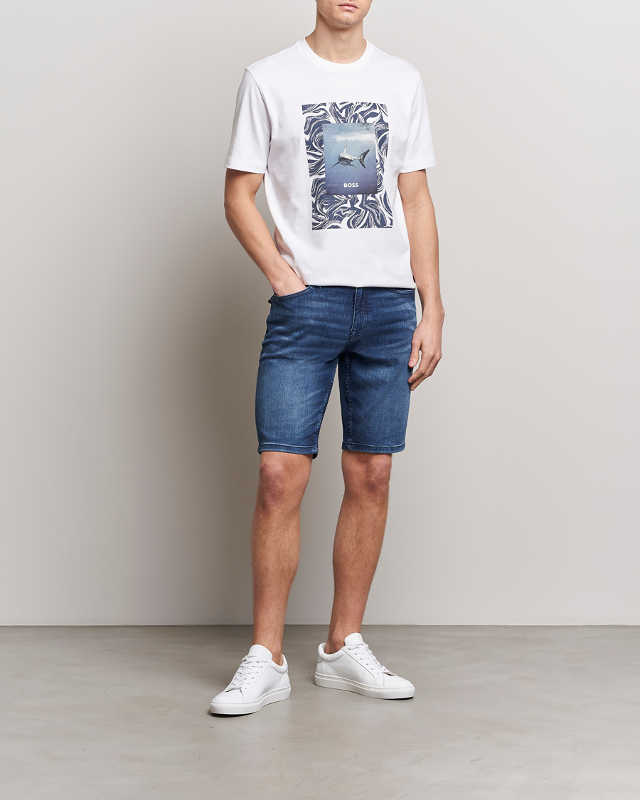Homme | Shorts | BOSS ORANGE | Delaware Jeans Shorts Navy