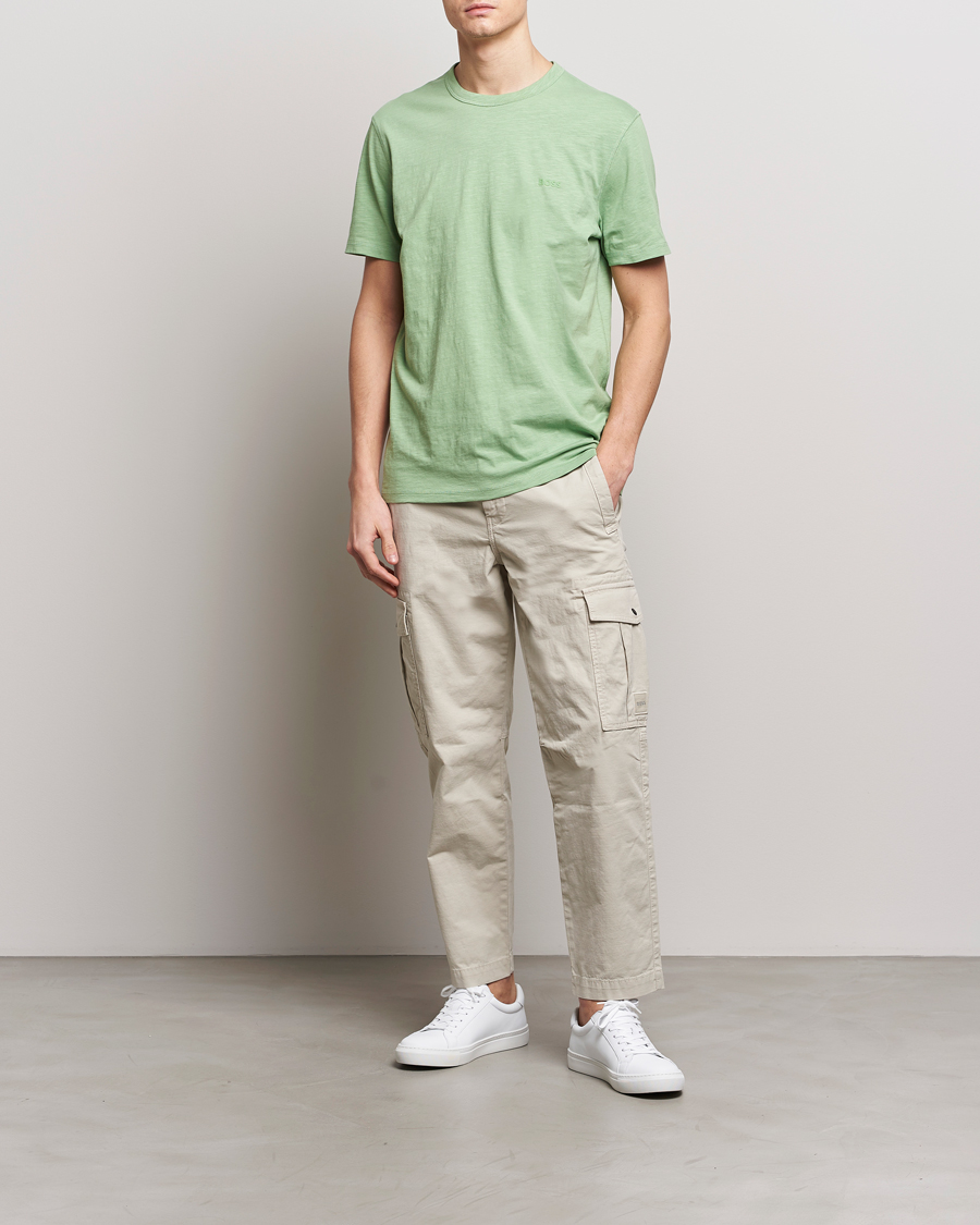 Homme | T-shirts | BOSS ORANGE | Tegood Crew Neck T-Shirt Open Green